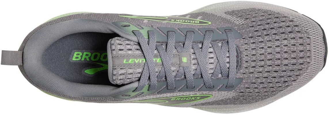 ブルックス Levitate 6 「プライマーグレー ネオングリーン」 110395-1D-312 Shop ブルックス Levitate 6 「プライマーグレー ネオングリーン」 110395-1D-312