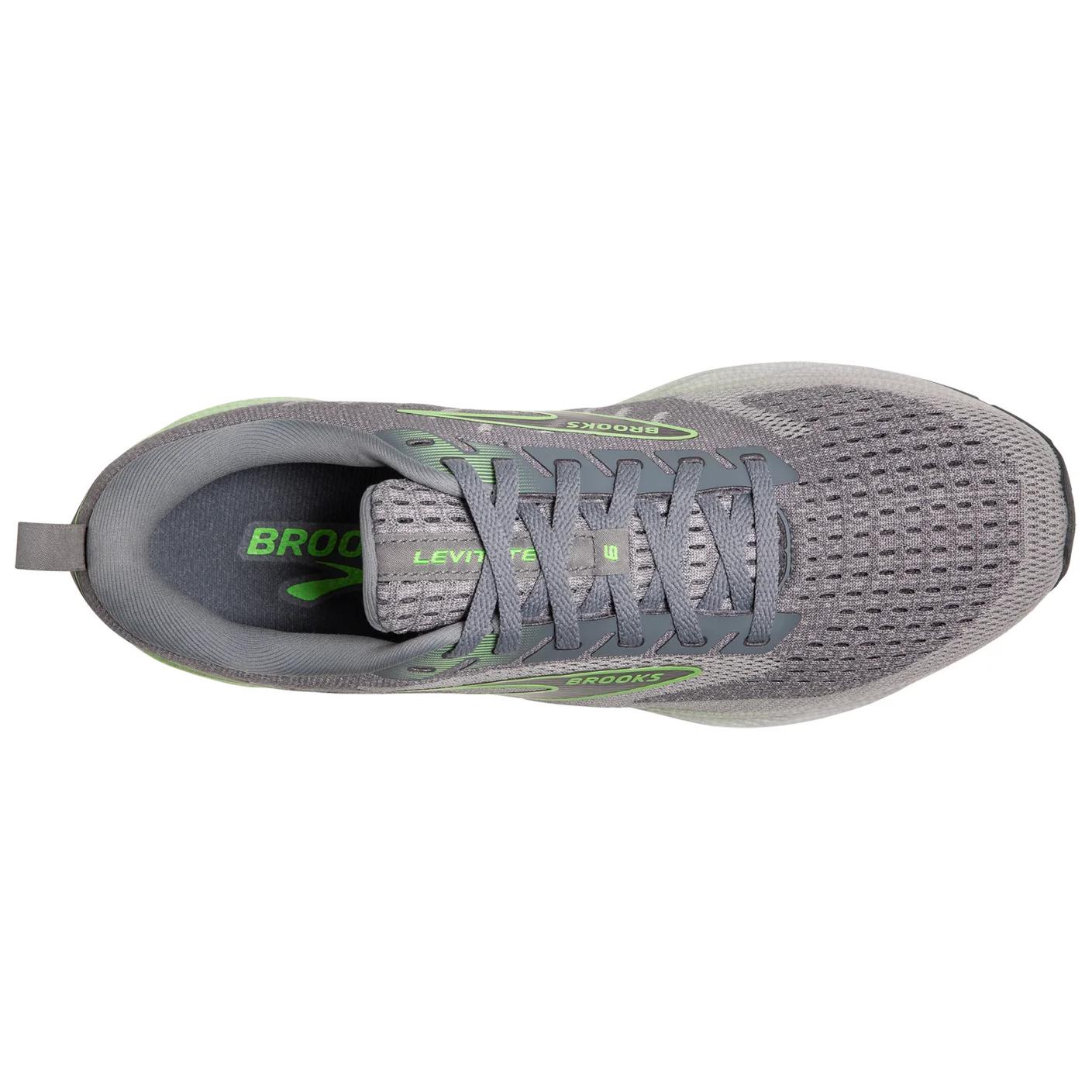 Shop Brooks Levitate 6 'Kelabu Primer Hijau Neon' 110395-1D-312