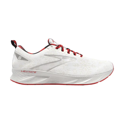 Brooks Levitate 6 'White Red Silver'