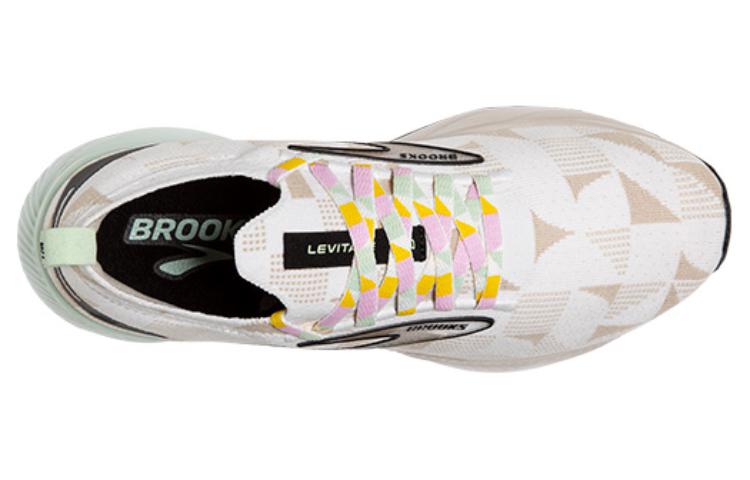 Lookbook Brooks Levitate StealthFit 6 'Checkered - Putih Silver Lining' 110397-1D-141