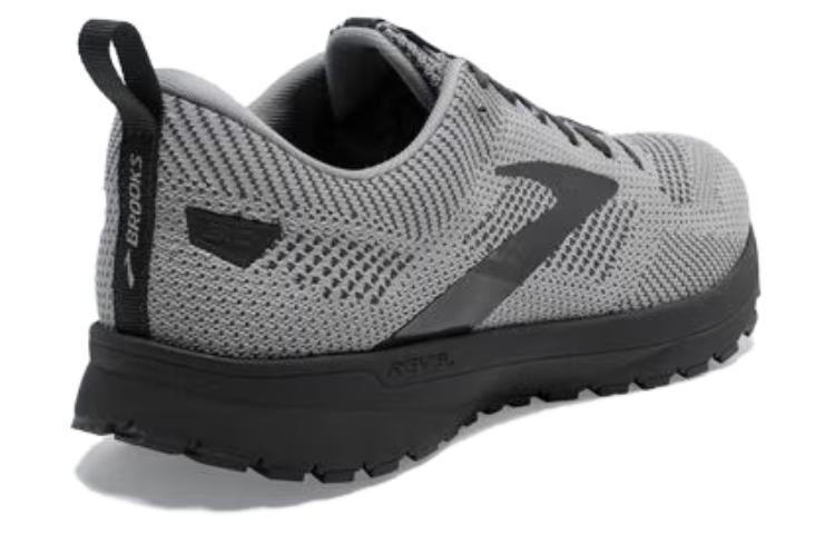 Shop 布魯克斯 Revel 5 防滑耐磨 低幫 跑步鞋 男款 灰黑