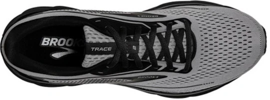 Shop Brooks布魯克斯 Trace 2 防滑耐磨 低幫 跑步鞋 男款 灰黑