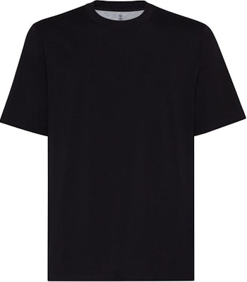 Brunello Cucinelli Baju T-shirt Hitam Crewneck Lengan Pendek Lelaki. M0B131308-C101 Buy Brunello Cucinelli Baju T-shirt Hitam Crewneck Lengan Pendek Lelaki. M0B131308-C101