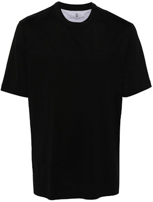 Brunello Cucinelli Baju T-shirt Hitam Crewneck Lengan Pendek Lelaki. M0B131308-C101 Order Brunello Cucinelli Baju T-shirt Hitam Crewneck Lengan Pendek Lelaki. M0B131308-C101