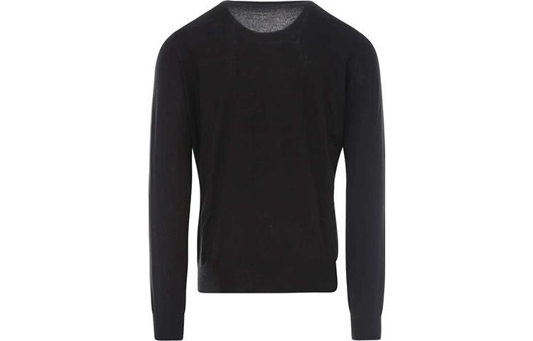 Lookbook Brunello Cucinelli 黑色純羊絨長袖毛衣 M2300100-CH101