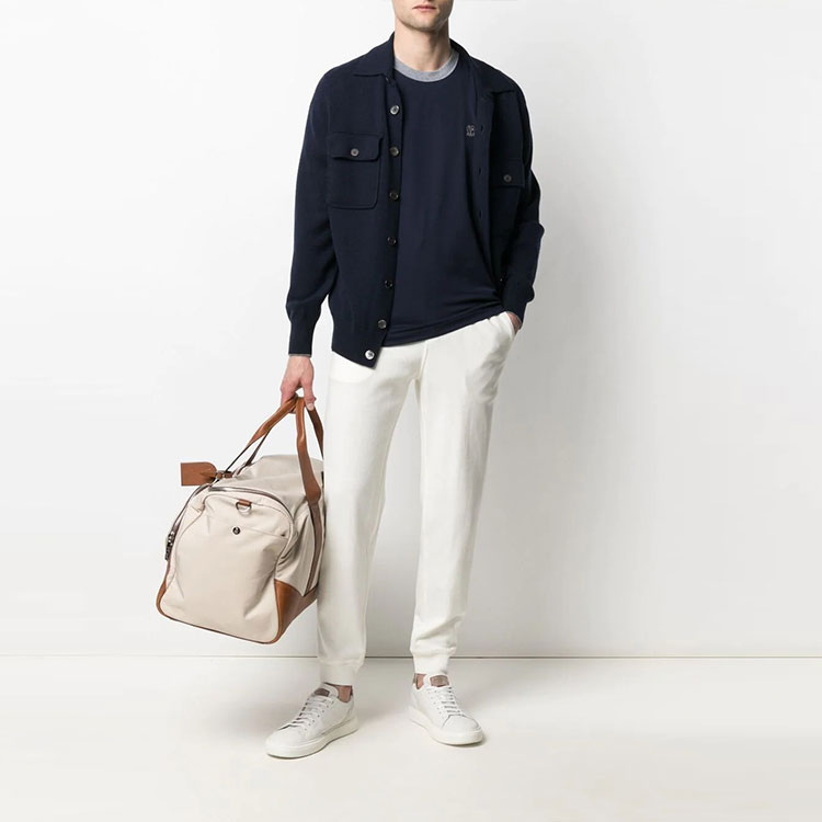 Purchase Brunello Cucinelli 刺繡標誌圓領T恤 M0T619640G-CD325