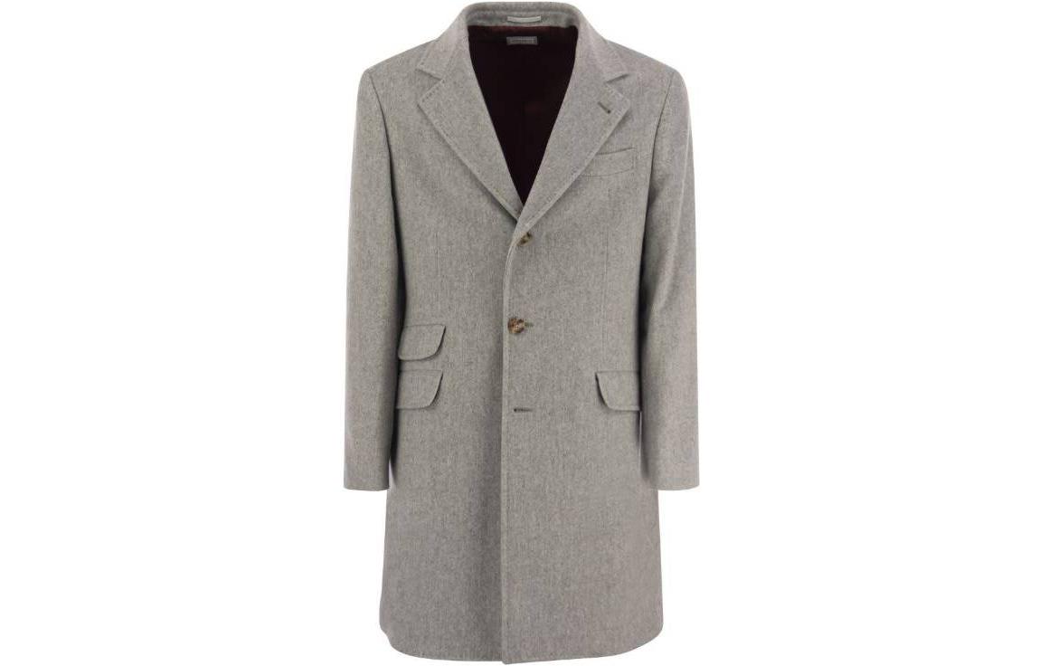 Order Brunello Cucinelli 灰色寬鬆版休閒長袖外套. MT4979039-C2148