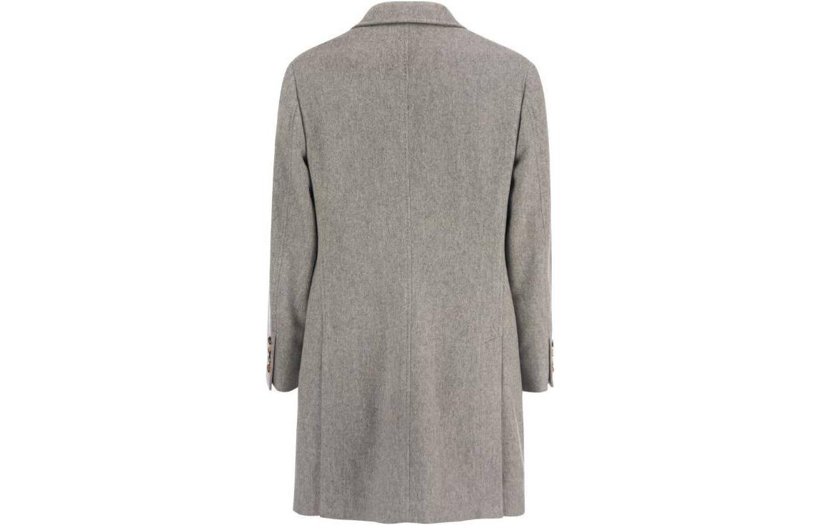 Lookbook Brunello Cucinelli 灰色寬鬆版休閒長袖外套. MT4979039-C2148