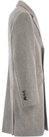 Shop Brunello Cucinelli 灰色寬鬆版休閒長袖外套. MT4979039-C2148