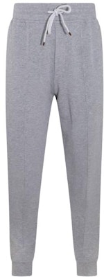 Brunello Cucinelli 灰色針織抽繩腰運動長褲 M0T353202G-C9300 Order Brunello Cucinelli 灰色針織抽繩腰運動長褲 M0T353202G-C9300