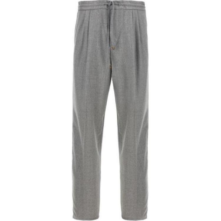 Order Brunello Cucinelli 灰色中腰直筒休閒長褲 ME226E1710C272