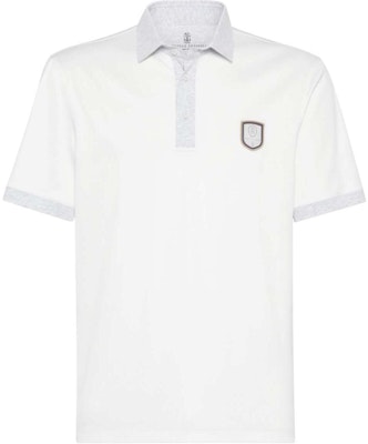 Brunello Cucinelli 標誌短袖Polo衫 灰白色 M0B133939T-CVL41 Order Brunello Cucinelli 標誌短袖Polo衫 灰白色 M0B133939T-CVL41