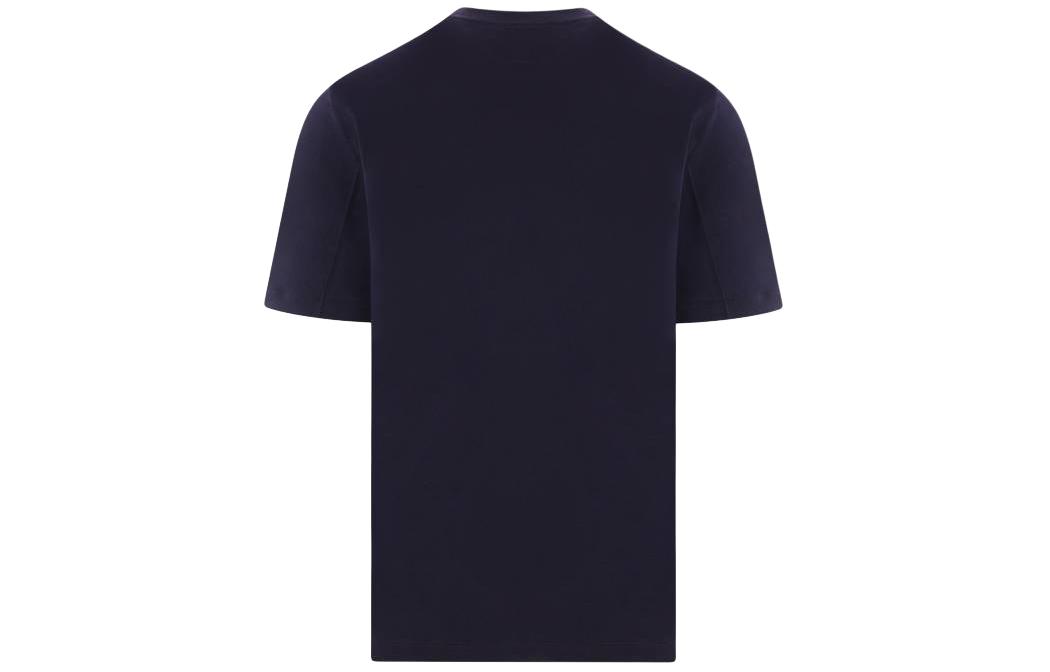 Brunello Cucinelli  Navy Blue Cotton Crewneck T-Shirt Short Sleeve. M0B131308-C6134 圖 3