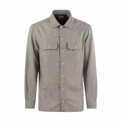 Brunello Cucinelli Pearl Single-Breasted Tailored Jacket. M038P0720-C511