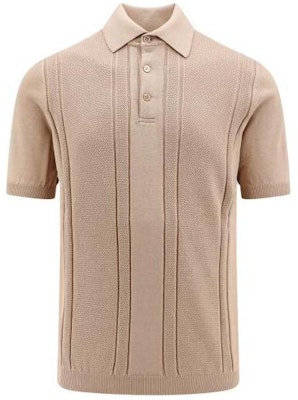 Brunello Cucinelli 純棉針織短袖Polo衫 卡其色 M29202405C9709 Order Brunello Cucinelli 純棉針織短袖Polo衫 卡其色 M29202405C9709