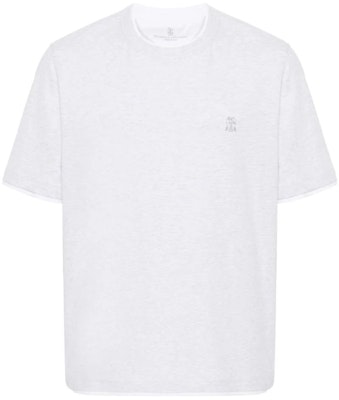 Brunello Cucinelli 純色圓領修身短袖T恤 珍珠灰 M0B137427G-CFP70 Order Brunello Cucinelli 純色圓領修身短袖T恤 珍珠灰 M0B137427G-CFP70