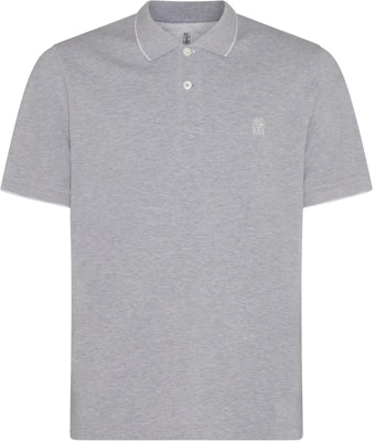 Brunello Cucinelli 灰色修身款短袖Polo衫 ME8549779G-CQ087 Buy Brunello Cucinelli 灰色修身款短袖Polo衫 ME8549779G-CQ087