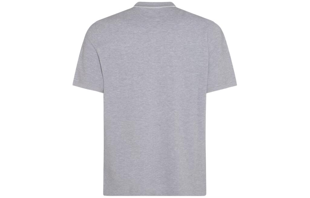 Lookbook Brunello Cucinelli 灰色修身款短袖Polo衫 ME8549779G-CQ087