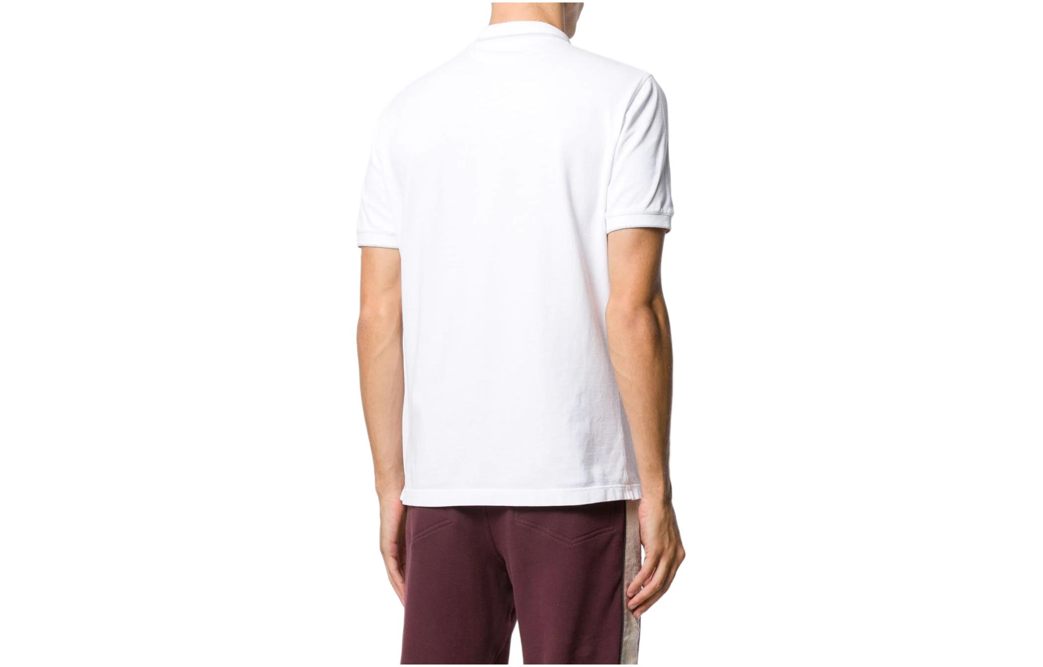 Lookbook Brunello Cucinelli 純色標誌短袖Polo衫 白色 M0T639779G-CT489