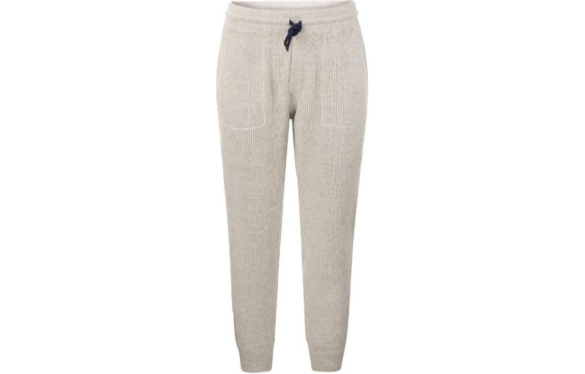 Order Brunello Cucinelli 灰色羅紋抽繩針織運動長褲 MCH707409G-CJH28