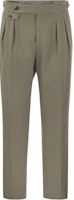 Brunello Cucinelli Slim Fit Mid-Rise Zipper Casual Pants Sage Green MP52DM5030-C068 Brunello Cucinelli Slim Fit Mid-Rise Zipper Casual Pants Sage Green MP52DM5030-C068