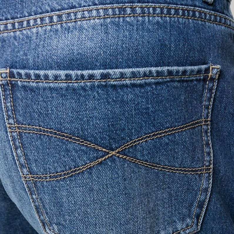 Details for Brunello Cucinelli 修身直筒藍色牛仔褲配拉鍊口袋 ME228D2220-C1471