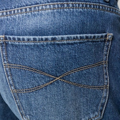 Brunello Cucinelli 修身直筒藍色牛仔褲配拉鍊口袋 ME228D2220-C1471 Details for Brunello Cucinelli 修身直筒藍色牛仔褲配拉鍊口袋 ME228D2220-C1471