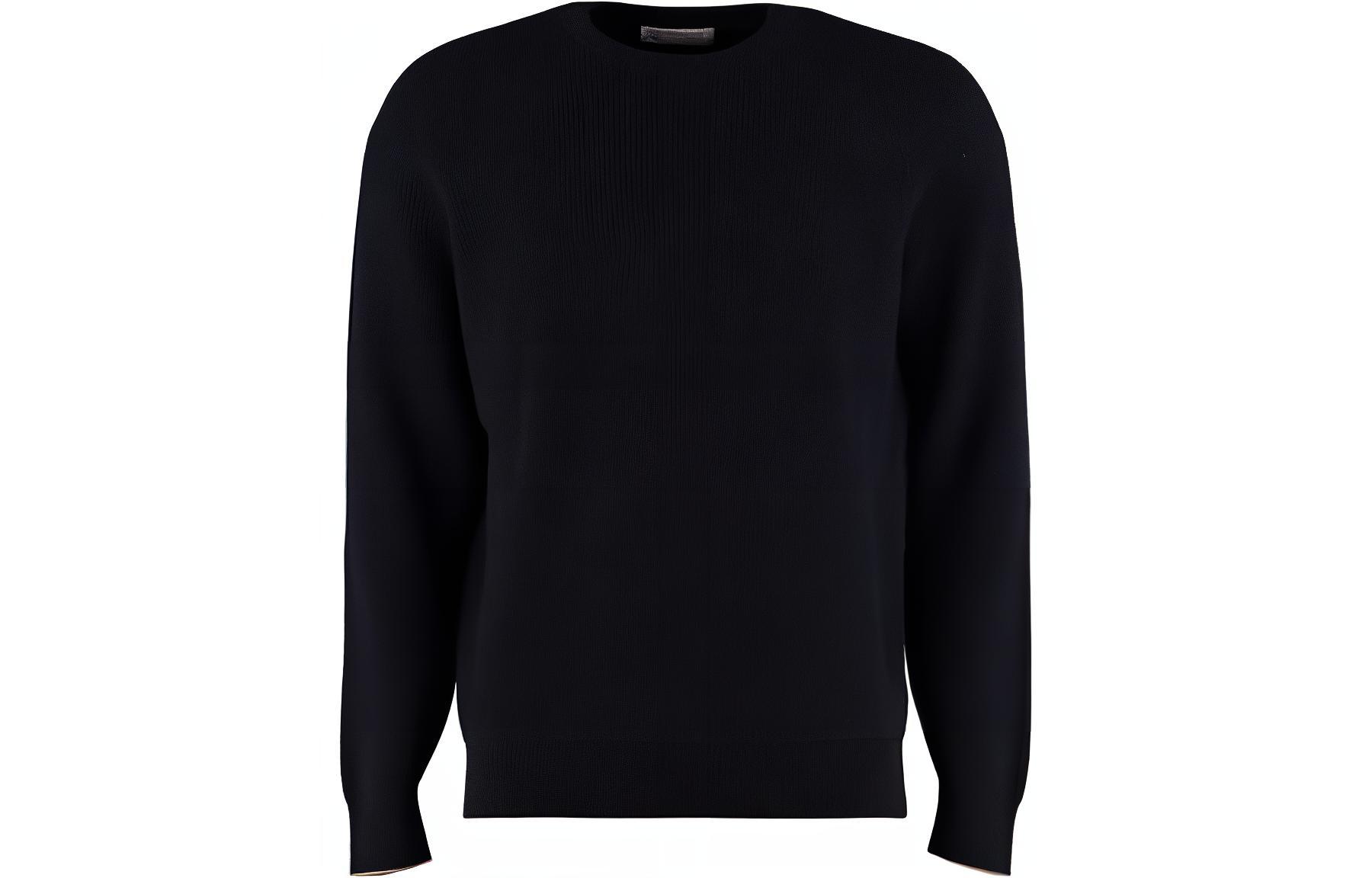 Brunello Cucinelli  Solid Color Casual Crew Neck Knit Sweater Long Sleeve M2229510-CH101