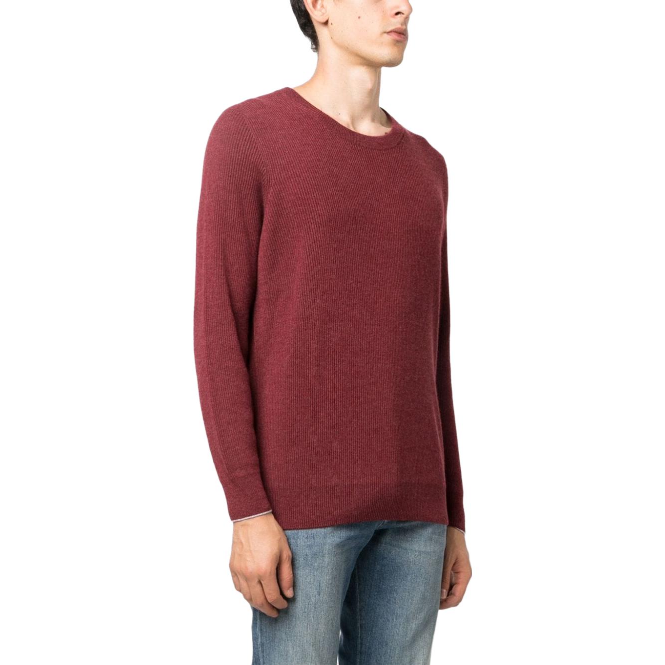 Brunello Cucinelli  Solid Color Casual Crew Neck Knit Sweater Long Sleeve M2229510-CH101 圖 9