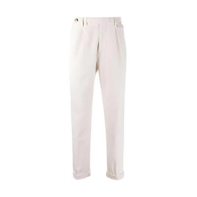 Brunello Cucinelli Solid Color Cuffed Straight Ankle Casual Pants. M252DE1920-C5797