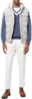Lookbook Brunello Cucinelli 素色翻邊直筒休閒九分褲 M252DE1920-C5797