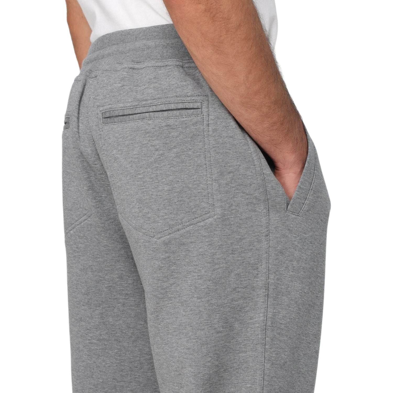 Sizing Brunello Cucinelli 灰色中腰休閒慢跑褲 固色設計。 MM8313233G-C1253