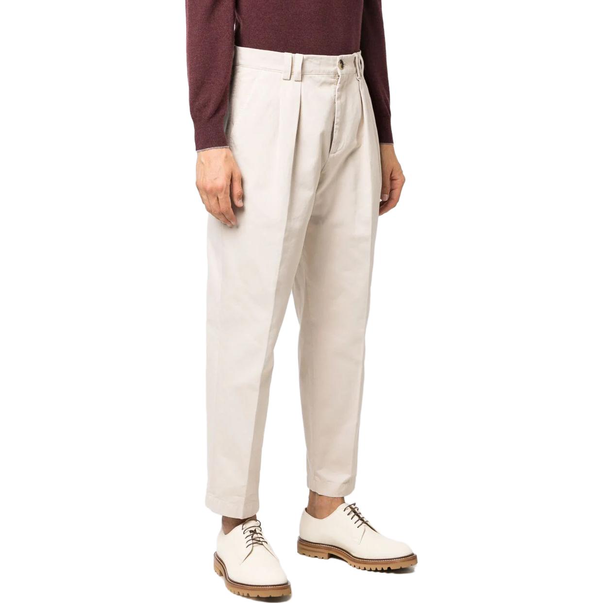 Brunello Cucinelli  Solid High-Waisted Casual Pants with Hidden Zipper M244DS2430-C2200 圖 11
