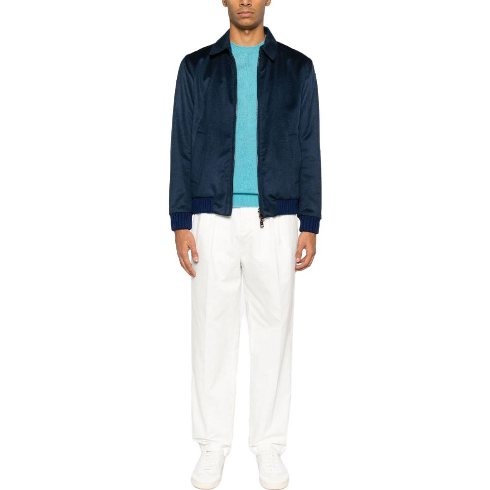 Brunello Cucinelli  Solid High-Waisted Casual Pants with Hidden Zipper M244DS2430-C2200 圖 3