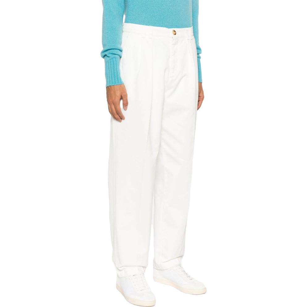 Brunello Cucinelli  Solid High-Waisted Casual Pants with Hidden Zipper M244DS2430-C2200 圖 5