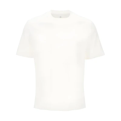Brunello Cucinelli Solid White Crew Neck Short Sleeve T-Shirt M0B131308-C7220