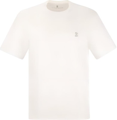 Brunello Cucinelli 純白短袖圓領T恤 M0B137444G-CD956 Buy Brunello Cucinelli 純白短袖圓領T恤 M0B137444G-CD956