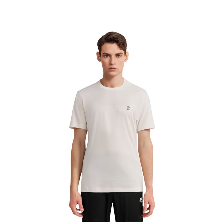 Sizing Brunello Cucinelli 純白短袖圓領T恤 M0B137444G-CD956