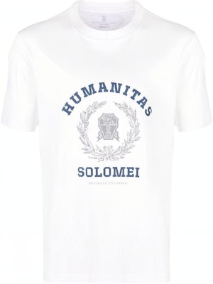 Brunello Cucinelli 白色圓領短袖T恤 帶圖案品牌標誌 M0T718452-CCL03 Buy Brunello Cucinelli 白色圓領短袖T恤 帶圖案品牌標誌 M0T718452-CCL03