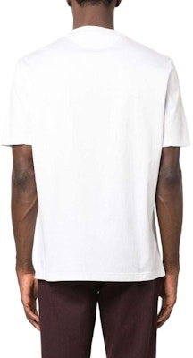 Brunello Cucinelli 白色圓領短袖T恤 帶圖案品牌標誌 M0T718452-CCL03 Shop Brunello Cucinelli 白色圓領短袖T恤 帶圖案品牌標誌 M0T718452-CCL03