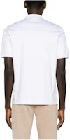 Shop Brunello Cucinelli 白色短袖POLO衫 徽標刺繡設計 M0B139779G-CT489