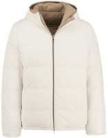 Brunello Cucinelli White Solid Zip-Up Hoodie Jacket. MM4031944CIW06 Brunello Cucinelli White Solid Zip-Up Hoodie Jacket. MM4031944CIW06