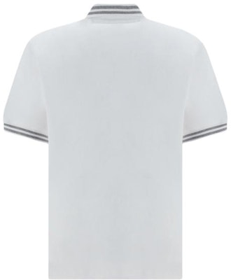 Brunello Cucinelli 白色條紋短袖休閒Polo衫 M0B133938T-CBH82 Lookbook Brunello Cucinelli 白色條紋短袖休閒Polo衫 M0B133938T-CBH82