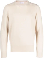 Brunello Cucinelli Beige Crewneck Pullover Sweatshirt Long Sleeve Solid Color M22707000-CS396 Brunello Cucinelli Beige Crewneck Pullover Sweatshirt Long Sleeve Solid Color M22707000-CS396