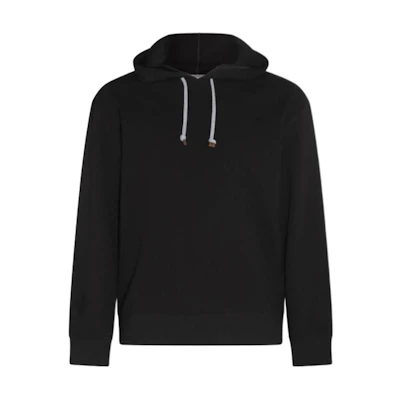 Brunello Cucinelli Black Pullover Hoodie M0T359021GC101