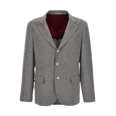 Brunello Cucinelli Blazer Button-Up Long Sleeve Jacket MY4087BTD-C503
