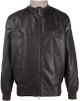 Brunello Cucinelli Dark Brown Zip-Up Long-Sleeve Jacket MPTAN1693CG484 Brunello Cucinelli Dark Brown Zip-Up Long-Sleeve Jacket MPTAN1693CG484