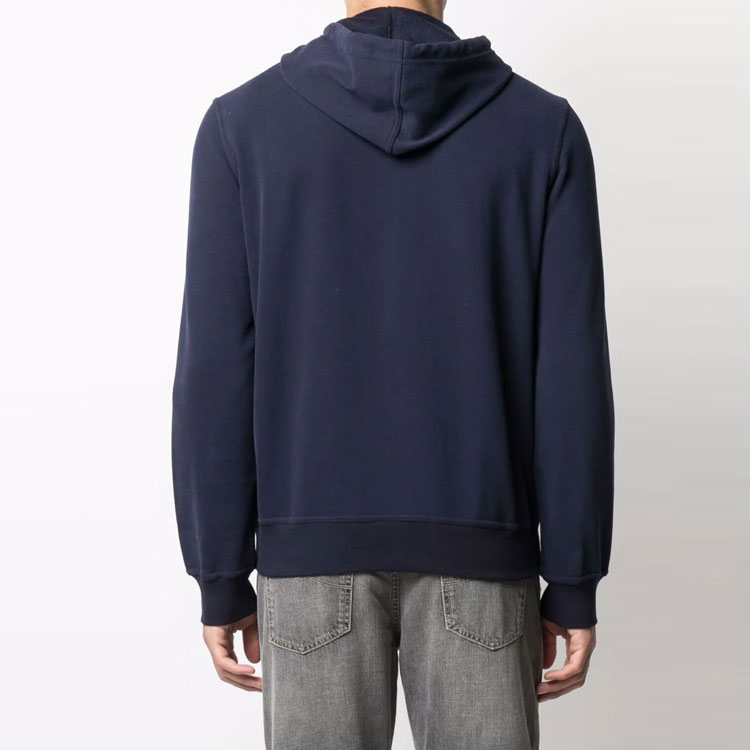 Purchase ブルネロクチネリ FW21 ブルー リブ ジップアップ フーディ ジャケット MTU149069G-C6134