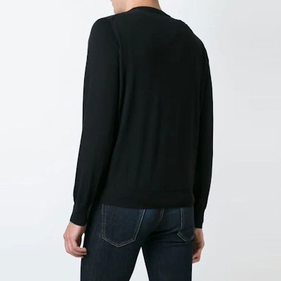 Brunello Cucinelli 黑色羊毛圓領毛衣男士 FW21 系列 M2400100-CH101 Purchase Brunello Cucinelli 黑色羊毛圓領毛衣男士 FW21 系列 M2400100-CH101