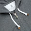 Sizing Brunello Cucinelli FW21 灰色拉链抽绳连帽夹克外套 M0T359069G-C080